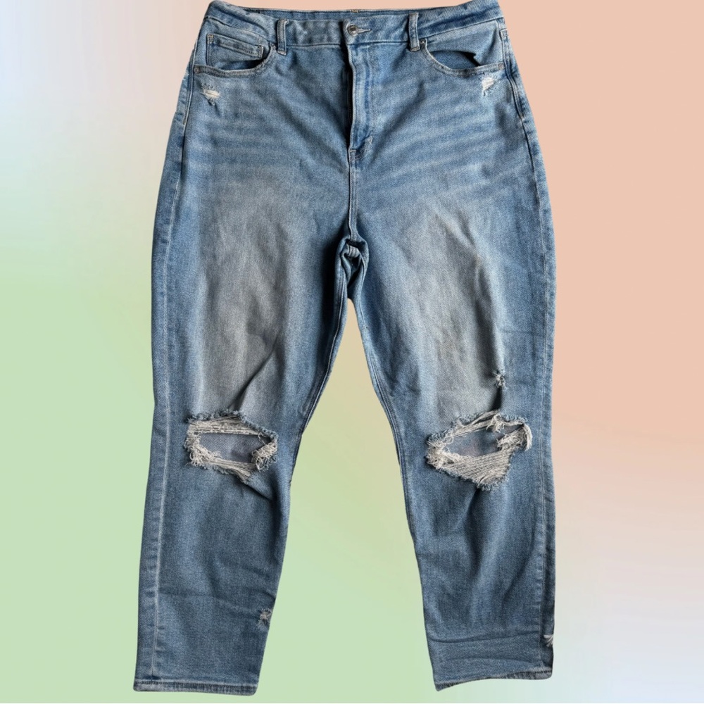 American Eagle Outfitters Women’s Distressed Stretch Jeans Size 16 👖